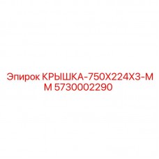 5730002290 КРЫШКА-750X224X3-ММ Epiroc