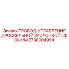 5730004994 - ПРОВОД-УПРАВЛЕНИЯ ДРОССЕЛЬНОЙ ЗАСЛОНКОЙ-2500-MM (Epiroc)