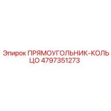 4797351273 ПРЯМОУГОЛЬНИК-КОЛЬЦО Epiroc