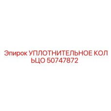 50747872 УПЛОТНИТЕЛЬНОЕ КОЛЬЦО Epiroc