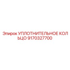 9170327700 УПЛОТНИТЕЛЬНОЕ КОЛЬЦО Epiroc
