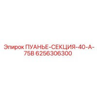 6256306300 ПУАНЬЕ-СЕКЦИЯ-40-А-75В Epiroc