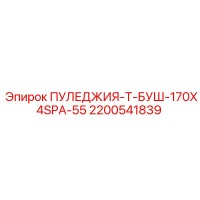 2200541839 ПУЛЕДЖИЯ-Т-БУШ-170X4SPA-55 Epiroc