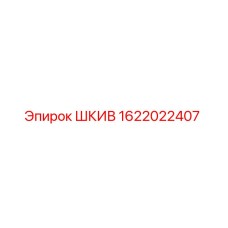 1622022407 ШКИВ Epiroc