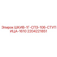 2204221851 ШКИВ-1Г-СПЗ-106-СТУПИЦА-1610 - Epiroc