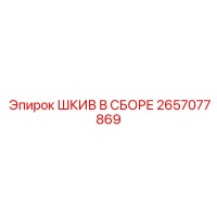 2657077869 ШКИВ В СБОРЕ Epiroc