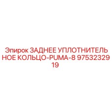 9753232919 ЗАДНЕЕ УПЛОТНИТЕЛЬНОЕ КОЛЬЦО-PUMA-8 Epiroc