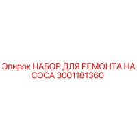 3001181360 НАБОР ДЛЯ РЕМОНТА НАСОСА Epiroc