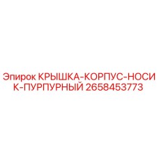 Изображение запасной части КРЫШКА-КОРПУС-НОСИК-ПУРПУРНЫЙ артикул 2658453773 от Epiroc