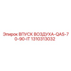 1310313032 ВПУСК ВОЗДУХА-QAS-70-90-IT - Epiroc