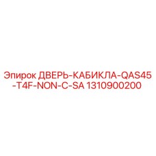 1310900200 ДВЕРЬ-КАБИКЛА-QAS45-T4F-NON-C-SA Эпирок