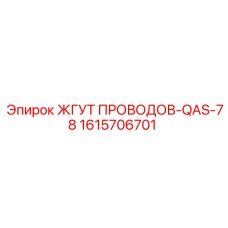 1615706701 ЖГУТ ПРОВОДОВ-QAS-78 Epiroc