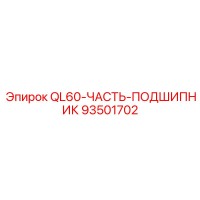 93501702 QL60-ЧАСТЬ-ПОДШИПНИК Epiroc