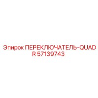57139743 ПЕРЕКЛЮЧАТЕЛЬ-QUADR Epiroc