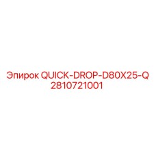 2810721001 QUICK-DROP-D80X25-Q Epiroc