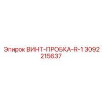 3092215637 ВИНТ-ПРОБКА-R-1 Epiroc