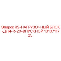 1310711725 RS-НАГРУЗОЧНЫЙ БЛОК-ДЛЯ-R-20-ВПУСКНОЙ Epiroc