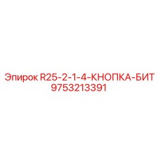 9753213391 R25-2-1-4-КНОПКА-БИТ Epiroc