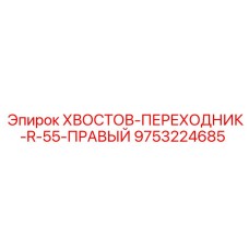 9753224685 ХВОСТОВ-ПЕРЕХОДНИК-R-55-ПРАВЫЙ Epiroc