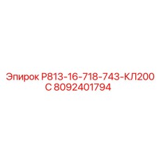 8092401794 Р813-16-718-743-КЛ200С Epiroc