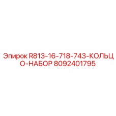8092401795 R813-16-718-743-КОЛЬЦО-НАБОР Epiroc