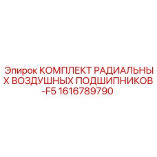 1616789790 КОМПЛЕКТ РАДИАЛЬНЫХ ВОЗДУШНЫХ ПОДШИПНИКОВ-F5 Epiroc