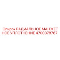 4700378767 РАДИАЛЬНОЕ МАНЖЕТНОЕ УПЛОТНЕНИЕ Epiroc
