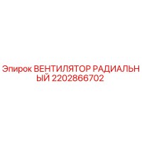 2202866702 ВЕНТИЛЯТОР РАДИАЛЬНЫЙ Epiroc