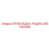 2657181596 ПРОКЛАДКА-РАДИА Epiroc
