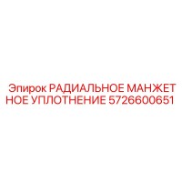 5726600651 РАДИАЛЬНОЕ МАНЖЕТНОЕ УПЛОТНЕНИЕ Epiroc
