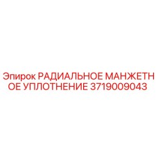 3719009043 РАДИАЛЬНОЕ МАНЖЕТНОЕ УПЛОТНЕНИЕ Epiroc