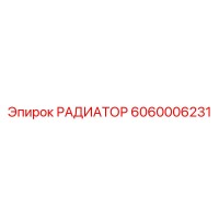 6060006231 РАДИАТОР Epiroc