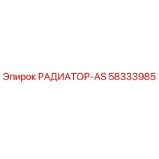 58333985 РАДИАТОР-AS Epiroc