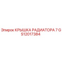 GS12017384 КРЫШКА РАДИАТОРА 7 Epiroc