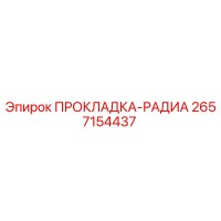 2657154437 ПРОКЛАДКА-РАДИА Epiroc