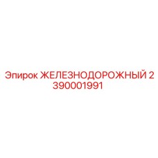 2390001991 ЖЕЛЕЗНОДОРОЖНЫЙ Epiroc