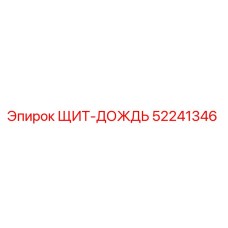 52241346 ЩИТ-ДОЖДЬ - Epiroc