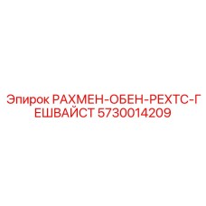 5730014209 РАХМЕН-ОБЕН-РЕХТС-ГЕШВАЙСТ Epiroc