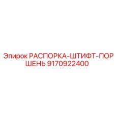 9170922400 РАСПОРКА-ШТИФТ-ПОРШЕНЬ Epiroc
