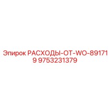 9753231379 РАСХОДЫ-ОТ-WO-891719 Epiroc