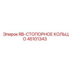 45101343 RB-СТОПОРНОЕ КОЛЬЦО Epiroc