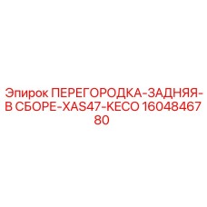 1604846780 ПЕРЕГОРОДКА-ЗАДНЯЯ-В СБОРЕ-XAS47-KECO Epiroc