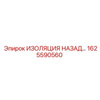 1625590560 ИЗОЛЯЦИЯ НАЗАД Epiroc