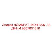 2657601619 ДОМКРАТ-МОНТАЖ-ЗАДНИЙ Epiroc