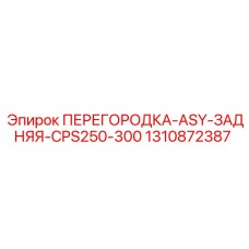 1310872387 ПЕРЕГОРОДКА ASY ЗАДНЯЯ CPS250 300 Epiroc