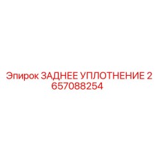 2657088254 ЗАДНЕЕ УПЛОТНЕНИЕ Epiroc