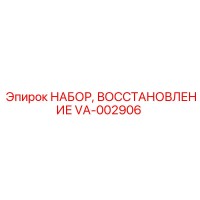 VA-002906 НАБОР ВОССТАНОВЛЕНИЕ Epiroc