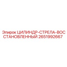 2651992667 ЦИЛИНДР-СТРЕЛА-ВОССТАНОВЛЕННЫЙ Epiroc