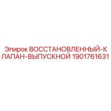 1901761631 ВОССТАНОВЛЕННЫЙ КЛАПАН-ВЫПУСКНОЙ Epiroc