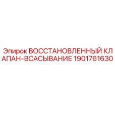 1901761630 ВОССТАНОВЛЕННЫЙ КЛАПАН-ВСАСЫВАНИЕ Epiroc